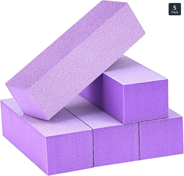 Maryton Nail Buffer Block, Medium/Fine Grit 100/180 Finishing Buffers for Acrylic Nails Gel Polis... | Amazon (US)