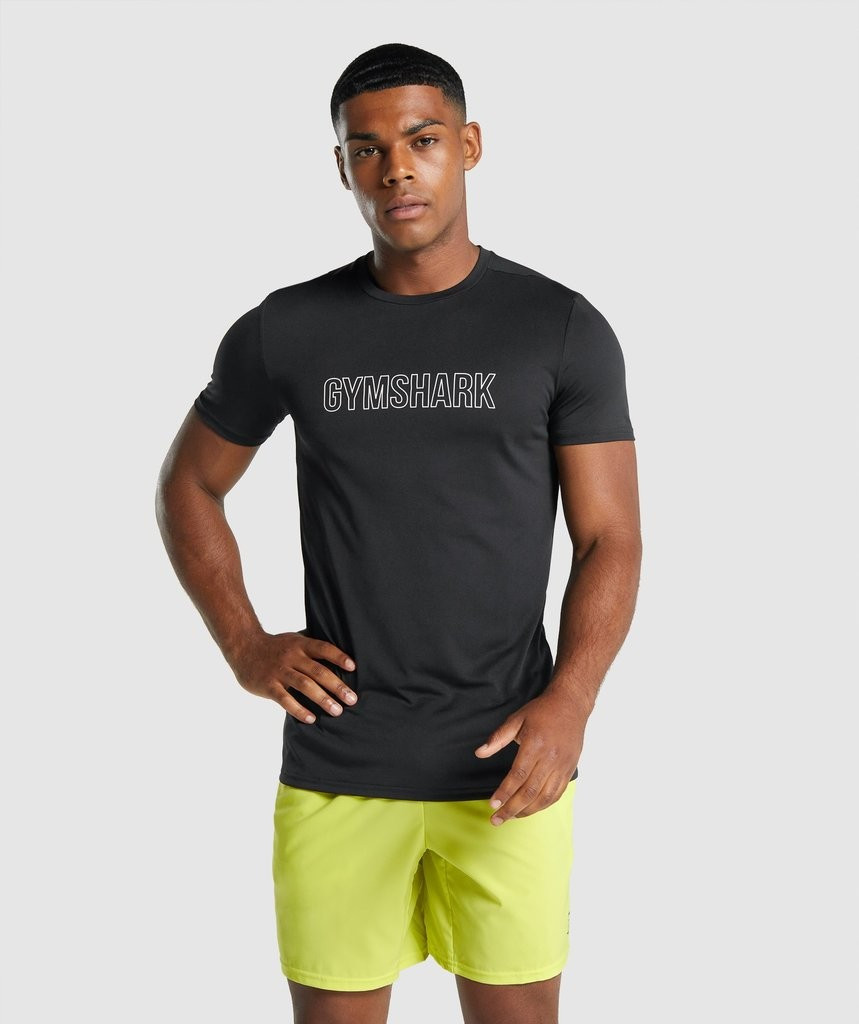 Gymshark Arrival Graphic T-Shirt - Black | Gymshark (Global)