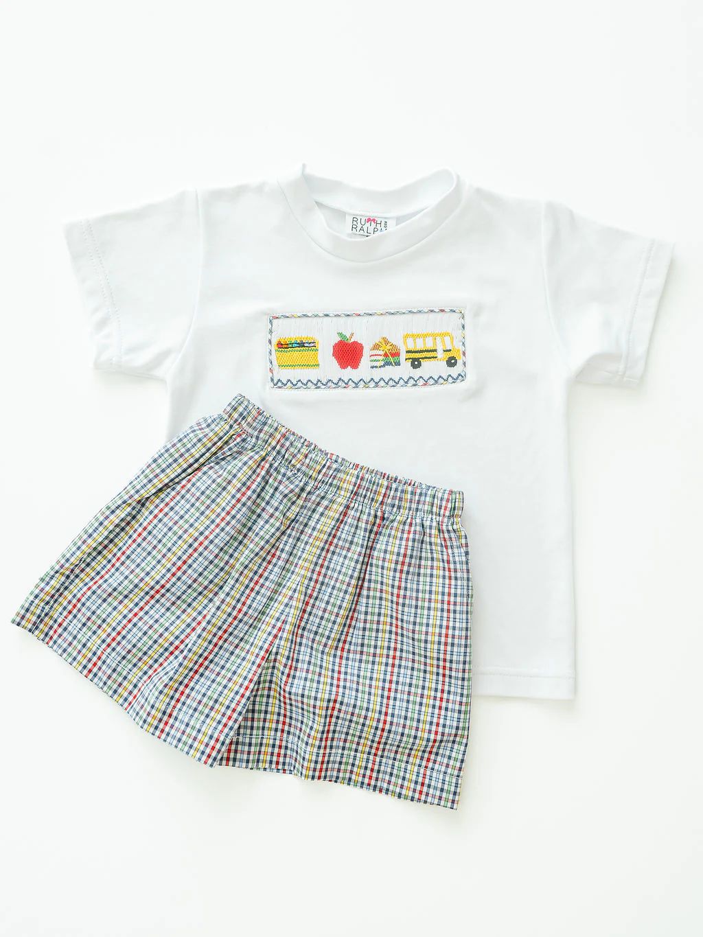 Ruth and Ralph Back to School Beau T-Shirt & Shorts Set | JoJo Mommy
