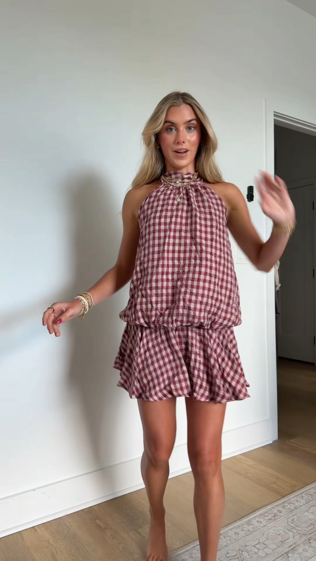 how cute is this mini dress it has the checkered gingham print it’s the best fall fashion transitional outfit with shorts underneath too!! game day outfit inspo 😚 in my LTK. 

#founditonamazon #amazonfashionfinds #amazonfashion #amazondresses #amazonfalldresses @Amazon Fashion