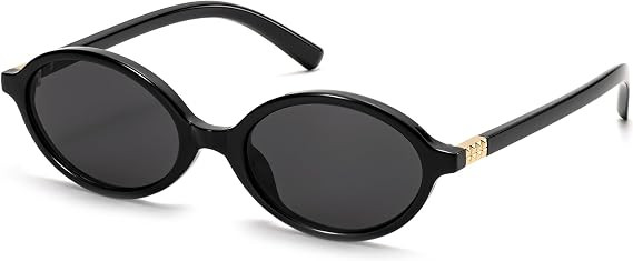 ViewJoy Retro Oval Sunglasses for Women Vintage 90s Y2K Trendy Designer Sun Glasses | Amazon (US)