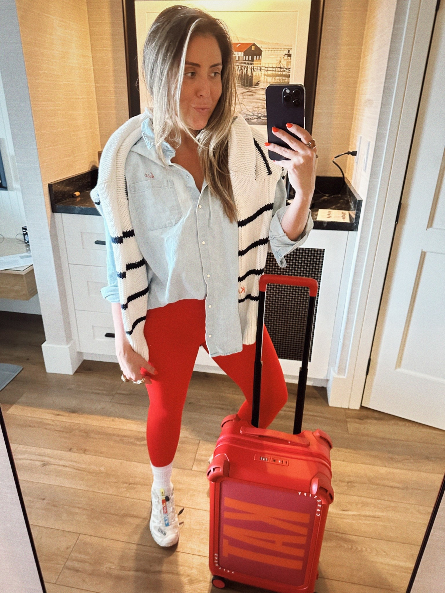 travel style 
custom suitcase 

#LTKShoeCrush #LTKTravel #LTKStyleTip