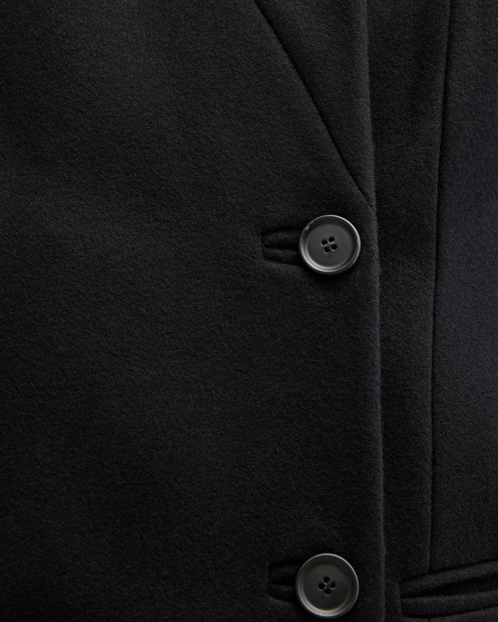 Sidney Wool Cashmere Blend Tailored Coat Black | ALLSAINTS | AllSaints UK