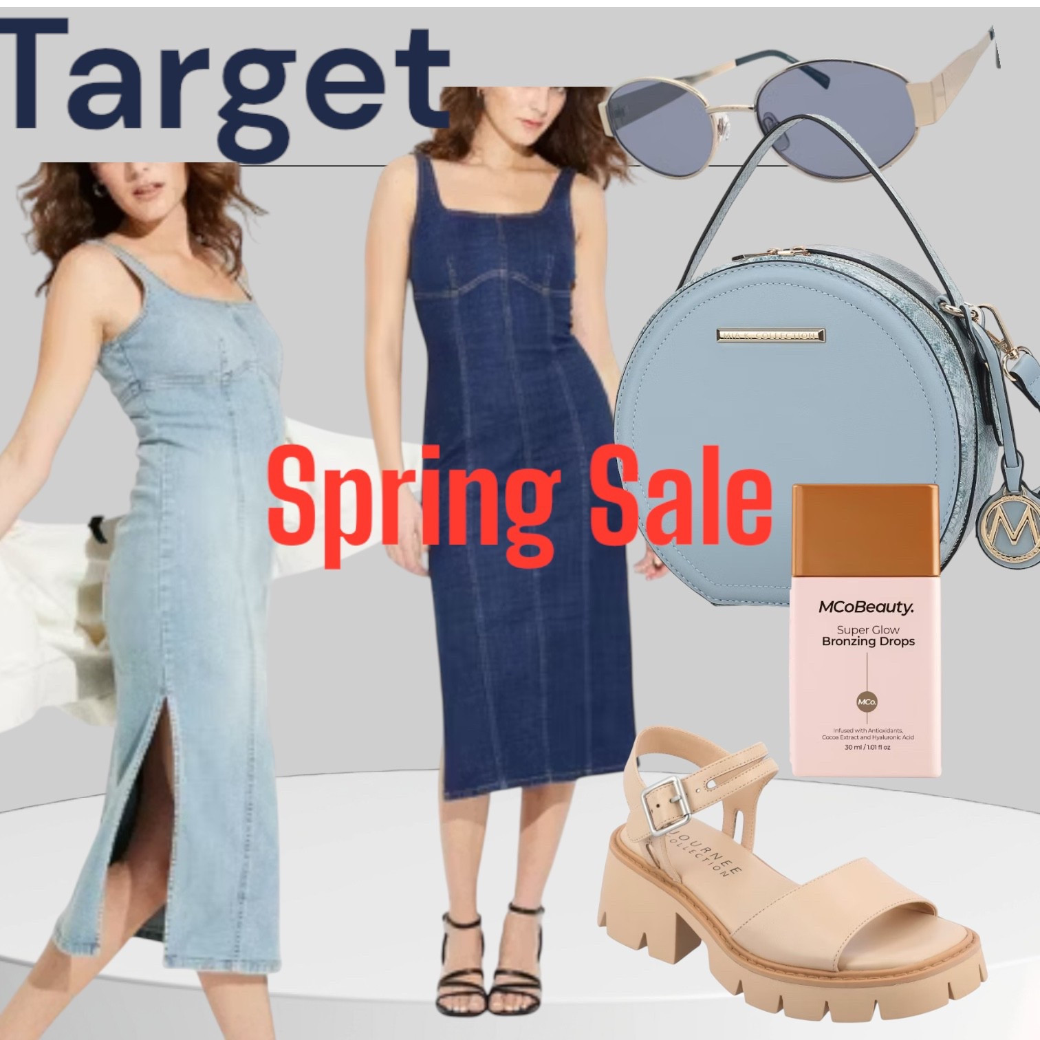 Target Spring Sale! Denim dress for the perfect vacation or Spring break outfit! 

#LTKFindsUnder50 #LTKSaleAlert #LTKBeauty