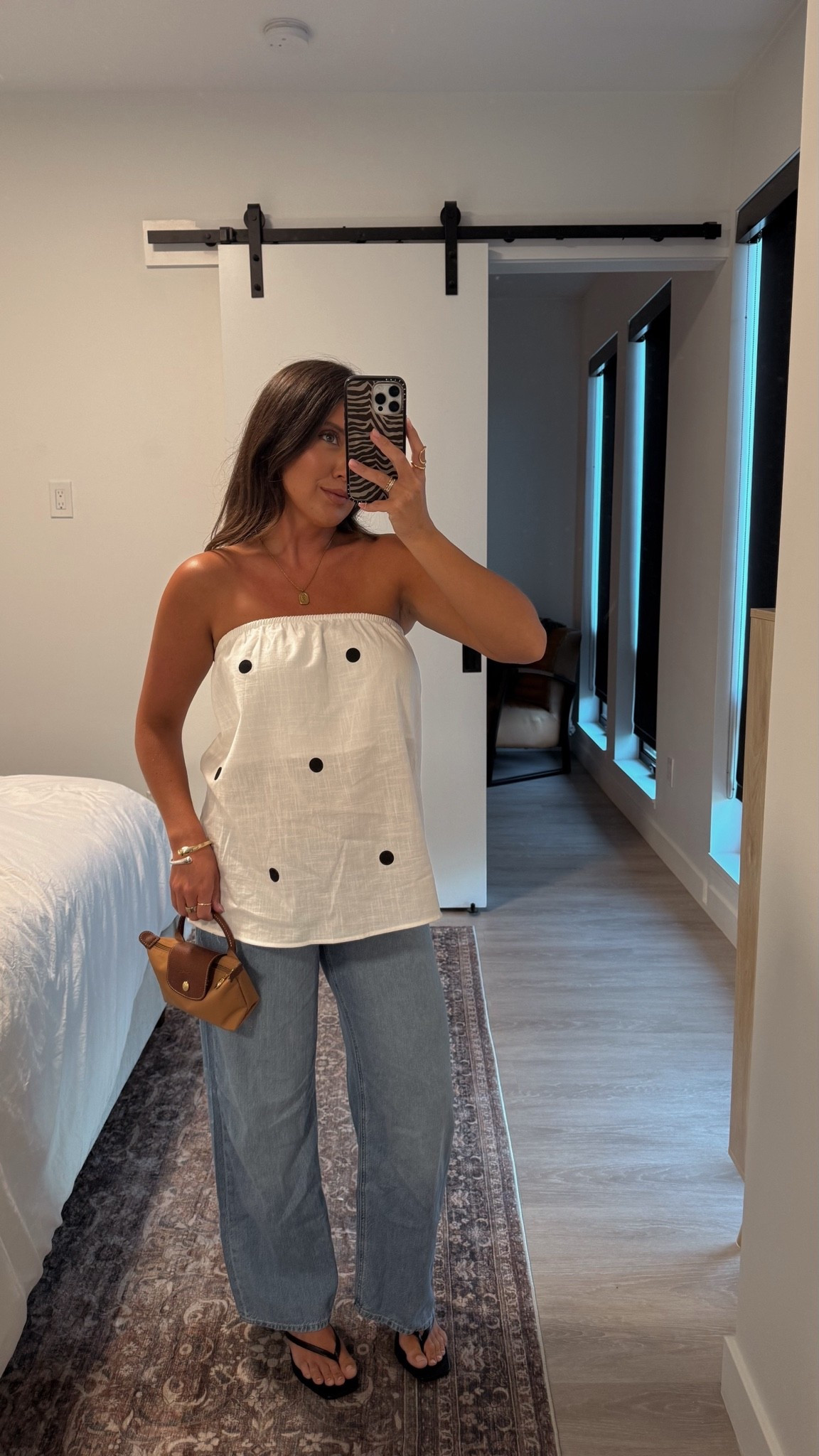 Summer date night outfit 🤍 
M top (from a set!) 
Jeans size 28

#LTKootd