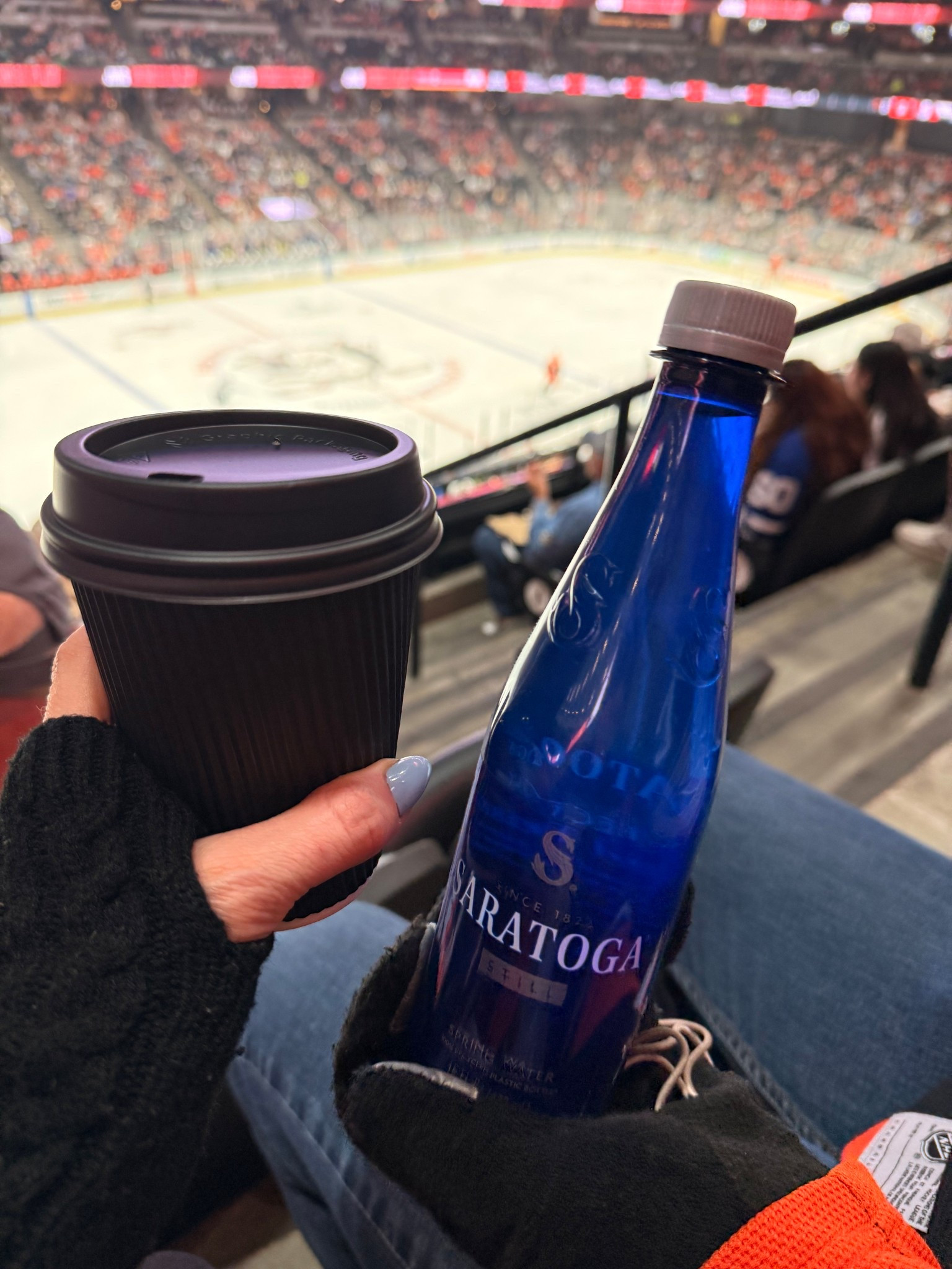 Needed a hot chocolate asap 

#ducks #hockeydate #datenight 

#LTKmomlife #LTKselfcare #LTKBeauty