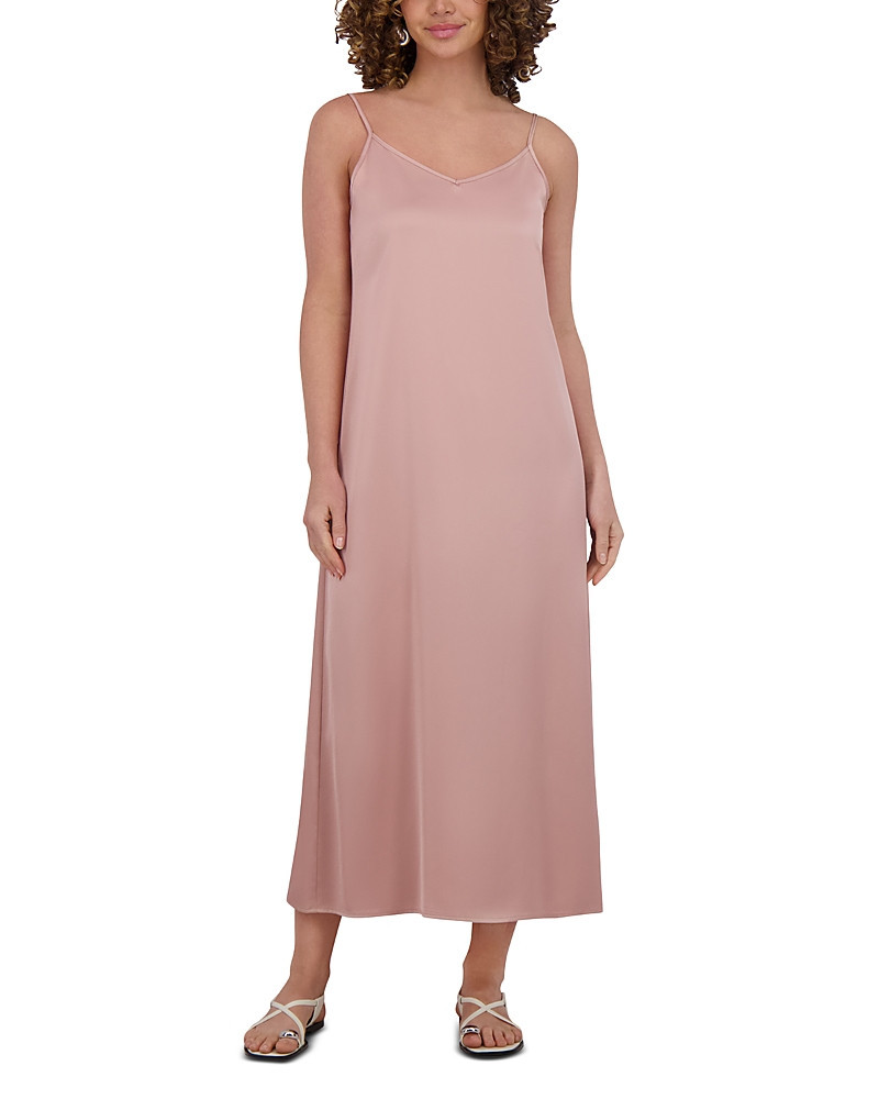 Point Satin A Line Slip Dress | Bloomingdale's (US)