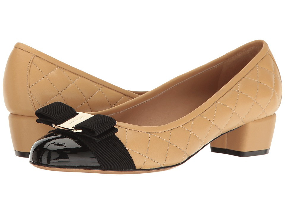 Salvatore Ferragamo - Vara Q (Nero Patent 1) Women's Shoes | Zappos