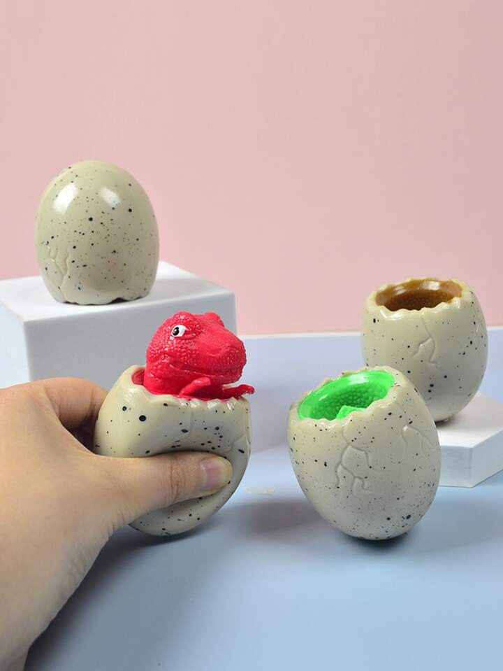 1pc Random Color Venting Dinosaur Egg Cup Stress Relief Toy, Funny Dinosaur Shape Squeeze Toy For... | SHEIN