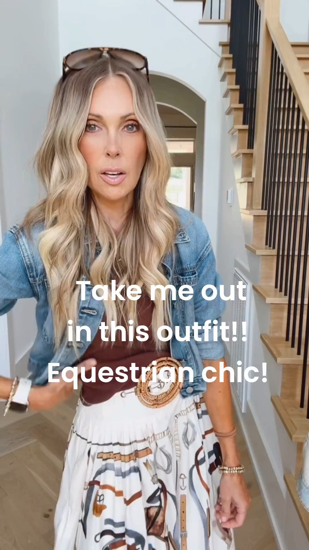 The Farm Rio equestrian skirt is now on sale!