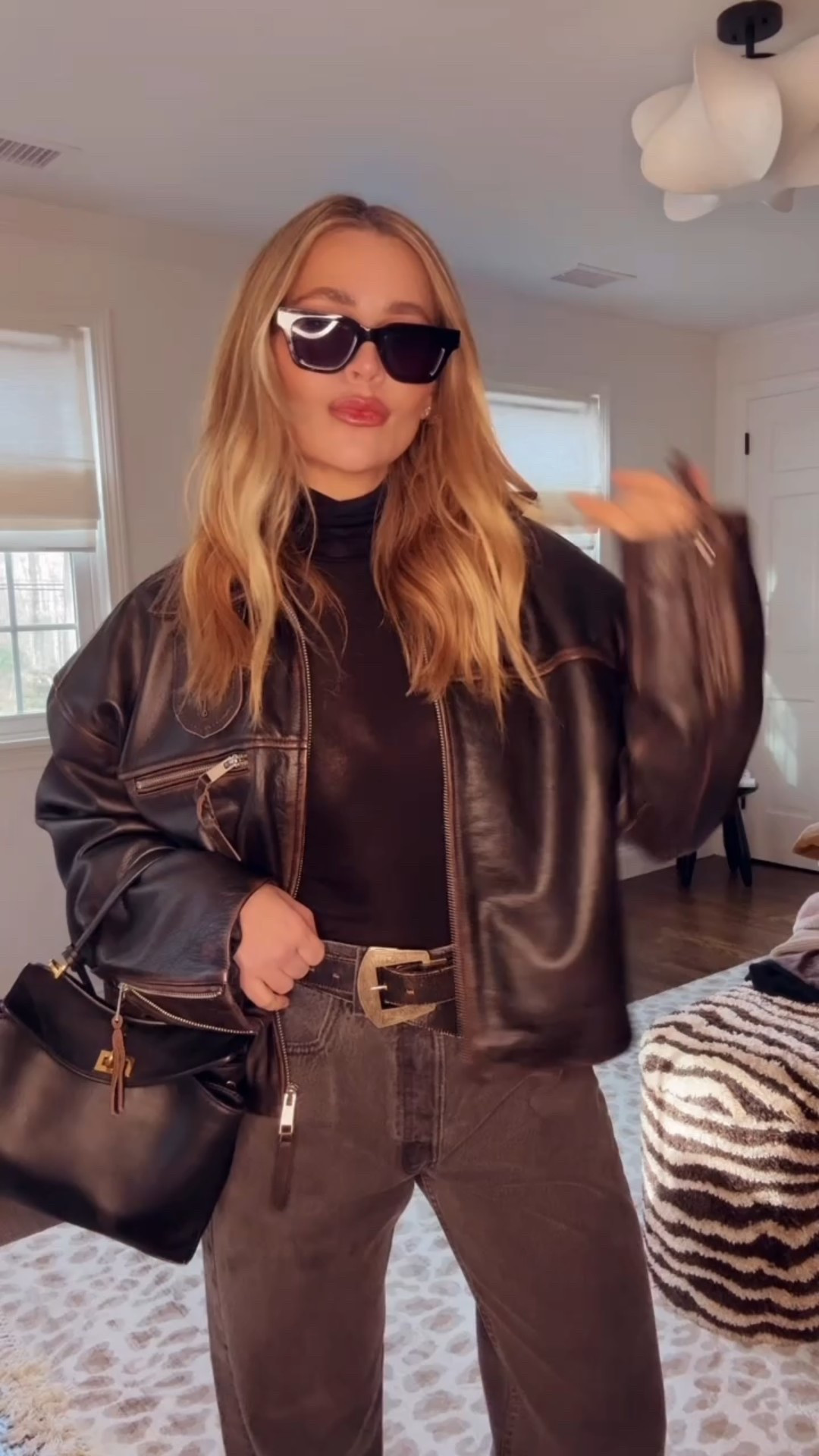 OOTD 

Jacket Xs 
Turtleneck small 
*Jeans size 26 - in color washed black 
Boots tts 