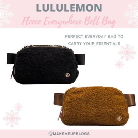 My favourite everyday belt bag! Fits all the essentials and the fleece is perfect for winter ❄️ 

#LTKstyletip #LTKunder50 #LTKitbag