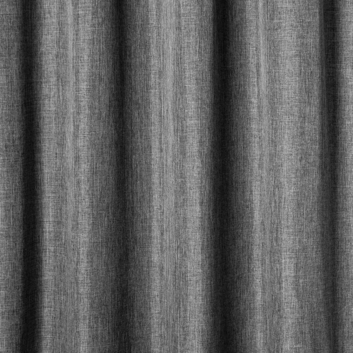 42"x63" Room Darkening Heathered Window Curtain Panel Dark Gray - Room Essentials™: Noise Reduc... | Target