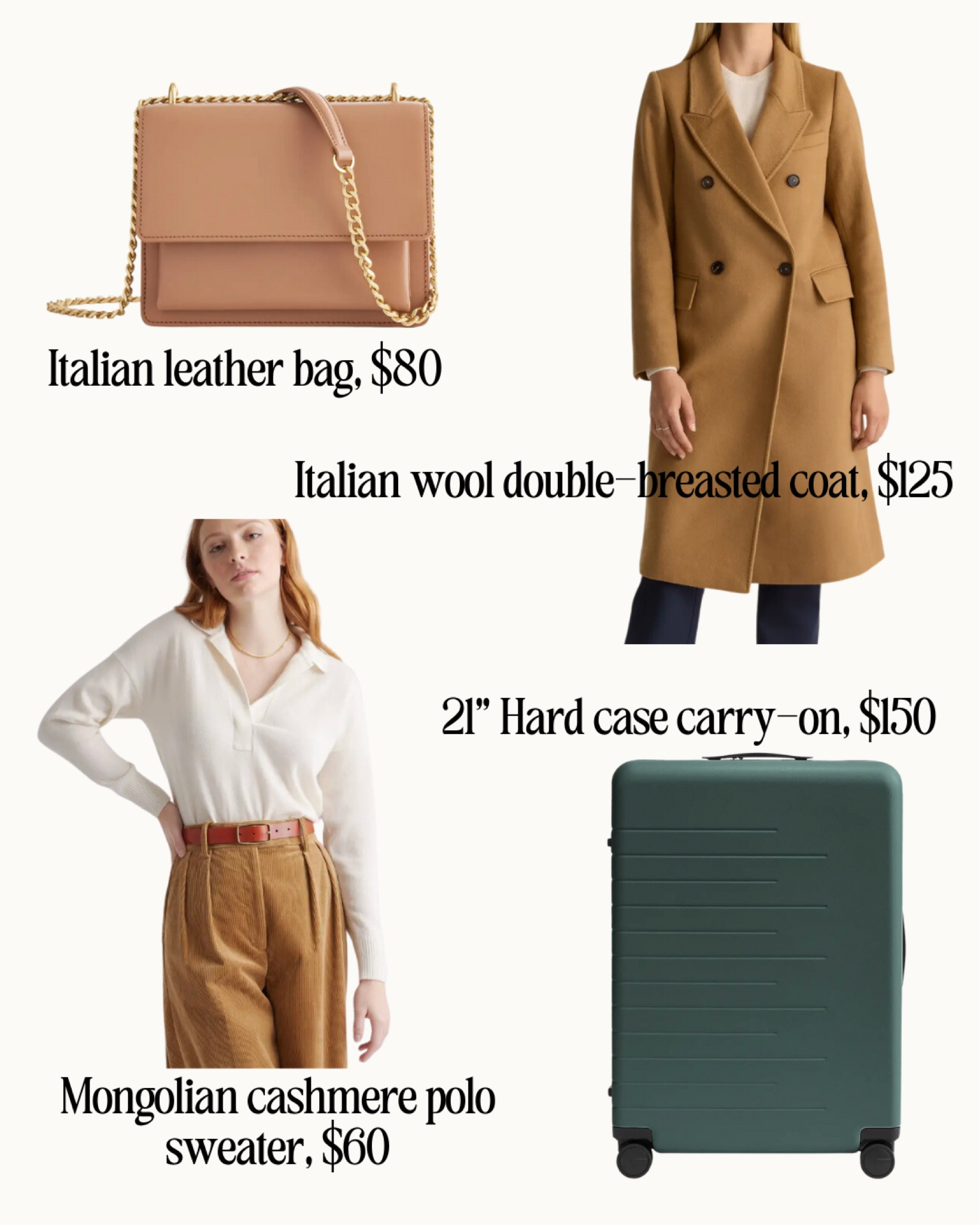 MAJOR deals happening at Quince starting early for #Blackfriday! Four picks that are on sale today ONLY!