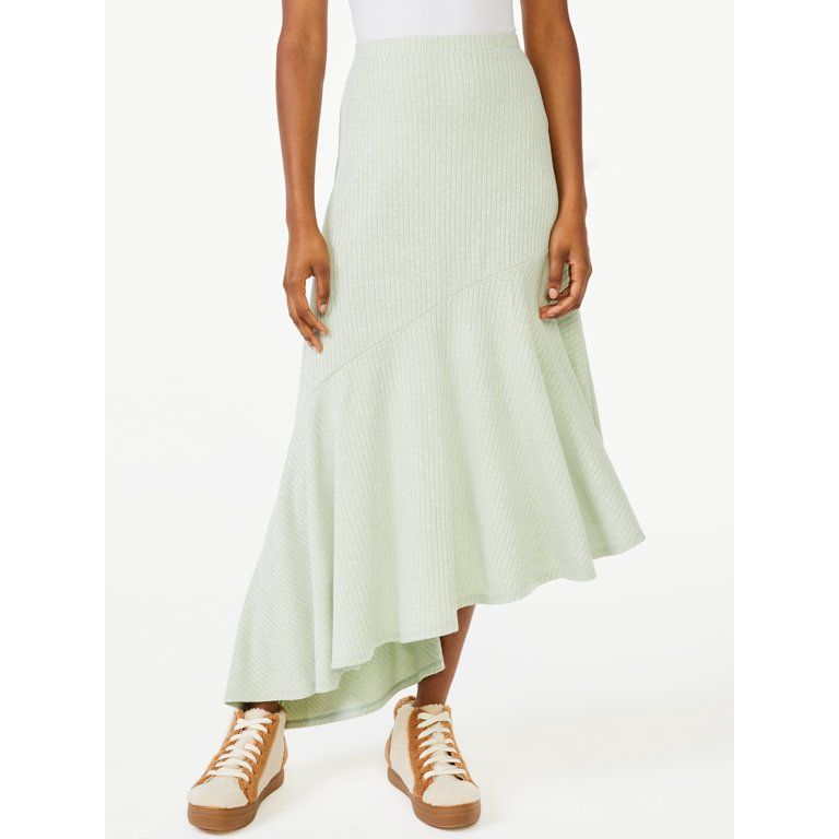 Scoop Women's Asymmetrical Midi Skirt | Walmart (US)