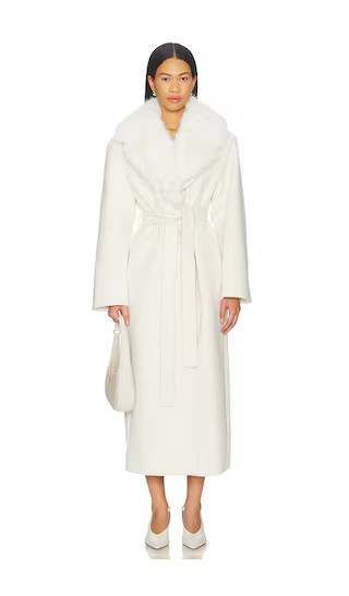 x REVOLVE X Revolve Tillie-l Coat in Cream | Revolve Clothing (Global)