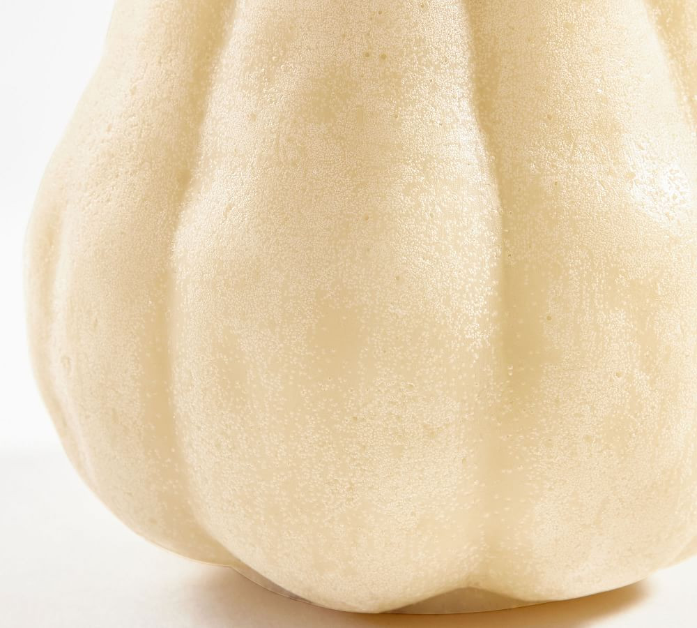 Premium Flickering Flameless Wax Pumpkin Candle | Pottery Barn (US)