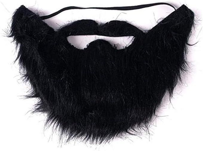 VIGUEUR Mustaches Self Adhesive - Costume Party Male Man Fake Beard Moustache Black (1pc) | Amazon (US)