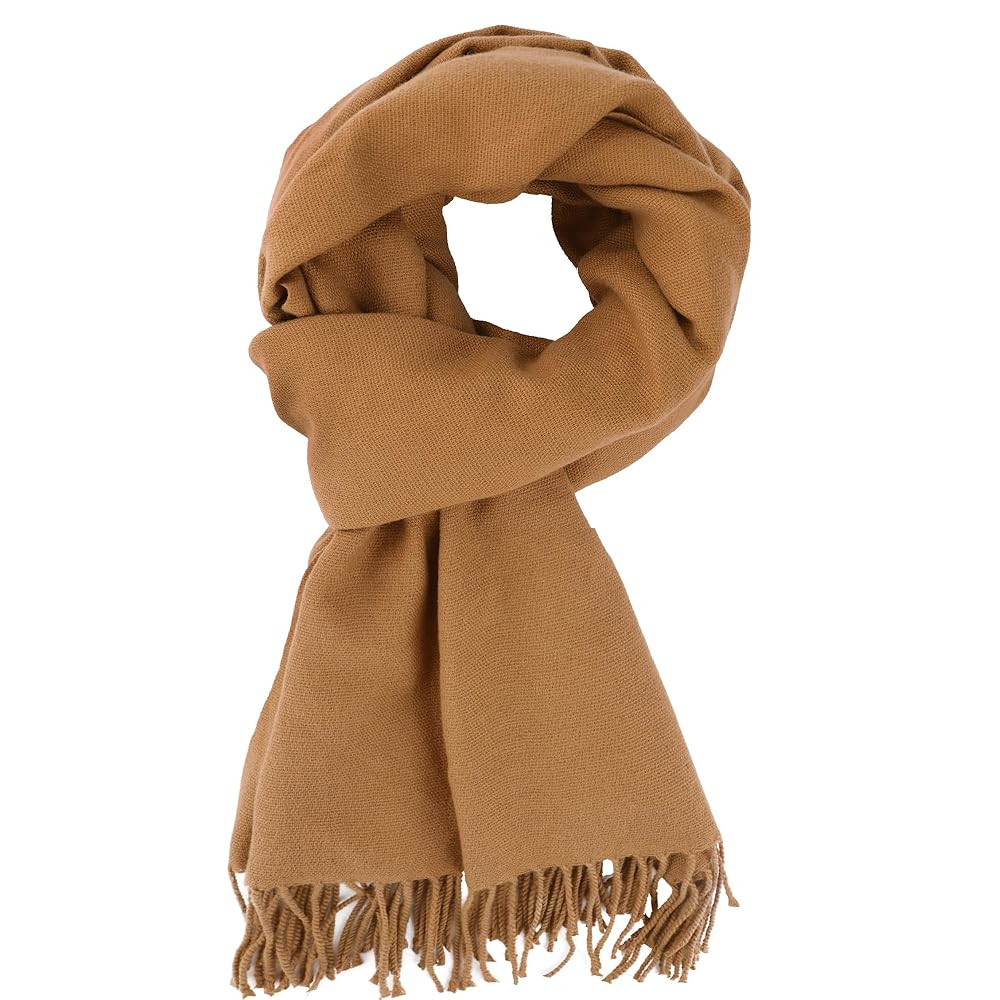 Winter Scarf for Women Men Cold Weather - Soft Warm Shawls Scarves with Tassels(78.7''*26.8'') | Amazon (US)