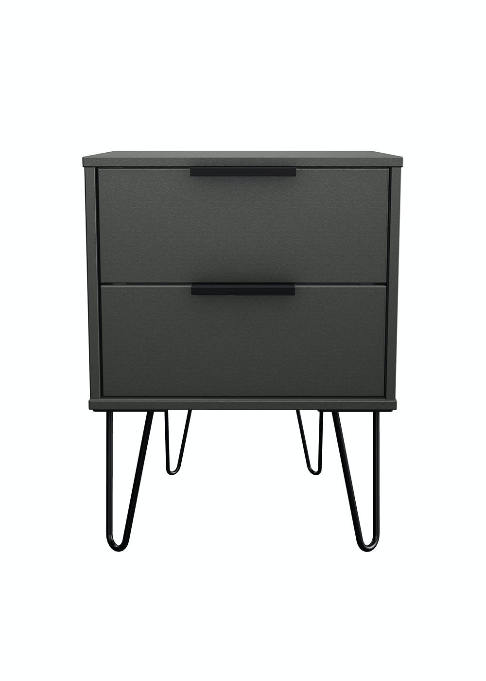 Swift Milano 2 Drawer Bedside Table (57cm x 45cm x 39.5cm) – White | Matalan (UK)