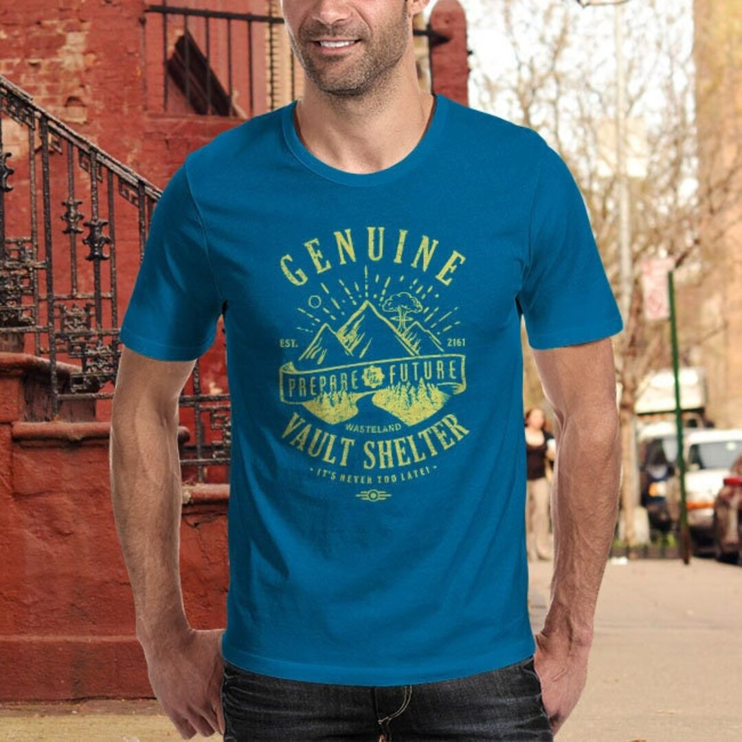 Genuine Vault T-shirt Unisex Women Kids Awesome Geek Video Game Parody Clothes - Etsy | Etsy (US)