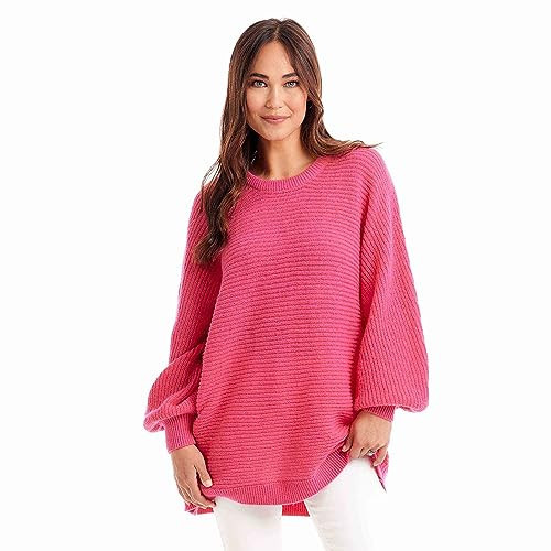 Mud Pie Womens Levi Sweater, Pink, One Size | Amazon (US)