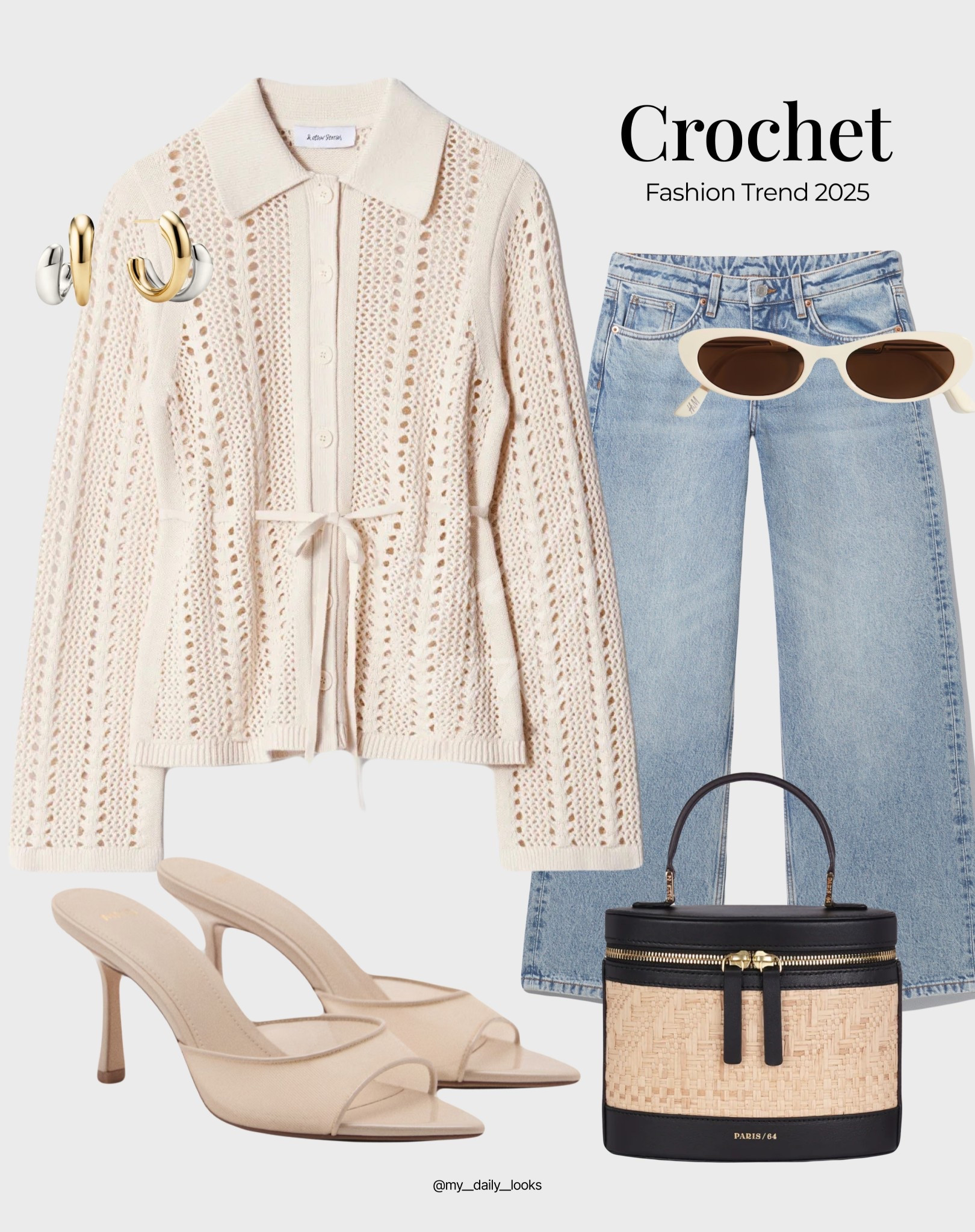 Crochet styling for spring/summer days🖤

Check out more ideas in my profile. 

Summer outfit, summer inspo, crochet jacket, crochet shorts, capsule wardrobe, high street, crochet top, crochet cardigan, crochet dress, crochet cardigan, H&M new in, embroidery, embroidered top, holiday, vacation.

#LTKstyletip #LTKsummer #LTKspring