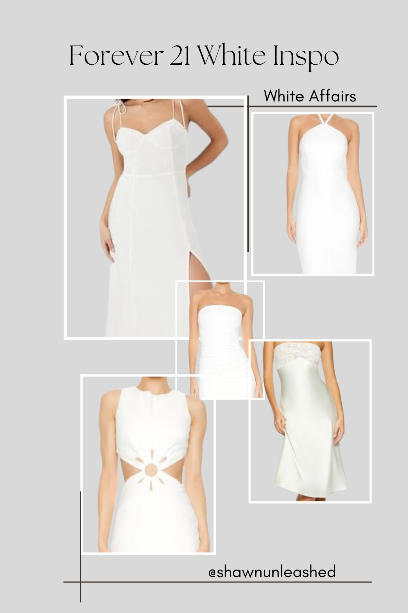 White Dress. White Affair. All white

#LTKStyleTip #LTKU #LTKSeasonal