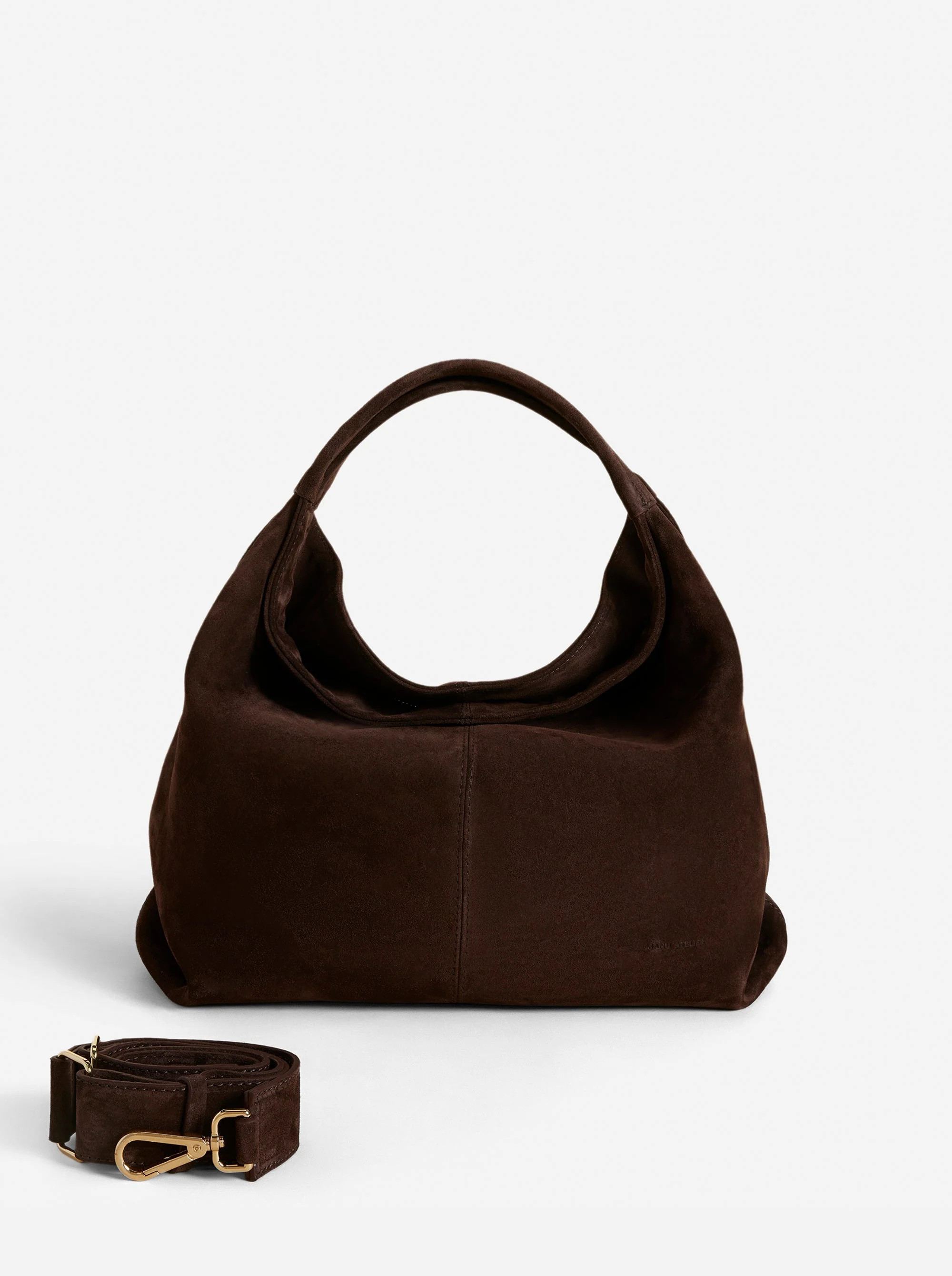 Gala Deep Brown Suede | Manu Atelier