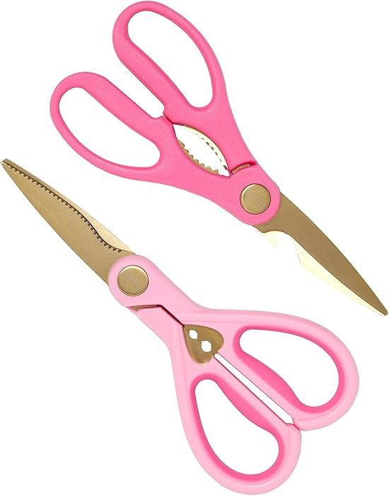 Paris Hilton All Purpose Kitchen Shears, Premium Stainless Steel Blades with Ergonomic Soft Grip ... | Amazon (US)