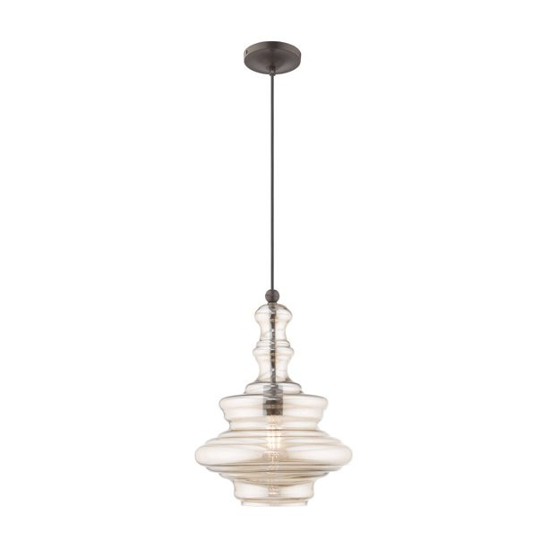 Livex Lighting Art Glass 12 in. 412 Pendant Light | Walmart (US)