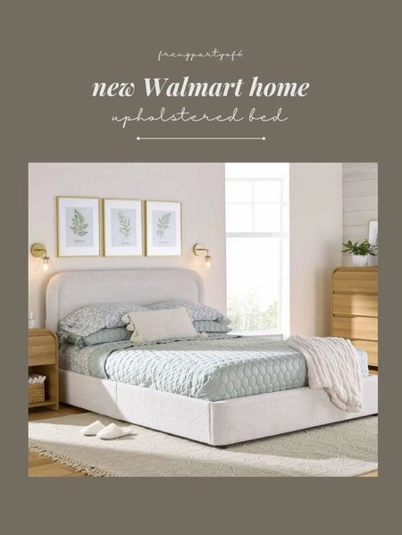 New upholstered bed from Walmart! Only $249 for a queen!

#LTKHome #LTKStyleTip