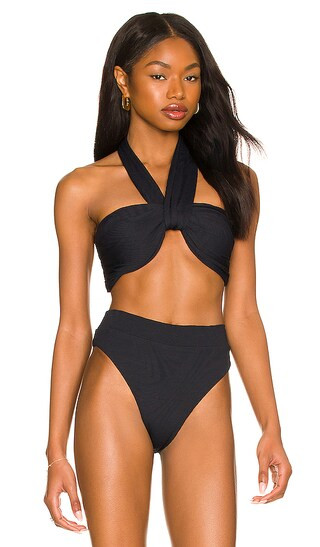 Herman Bikini Top in Noir | Revolve Clothing (Global)