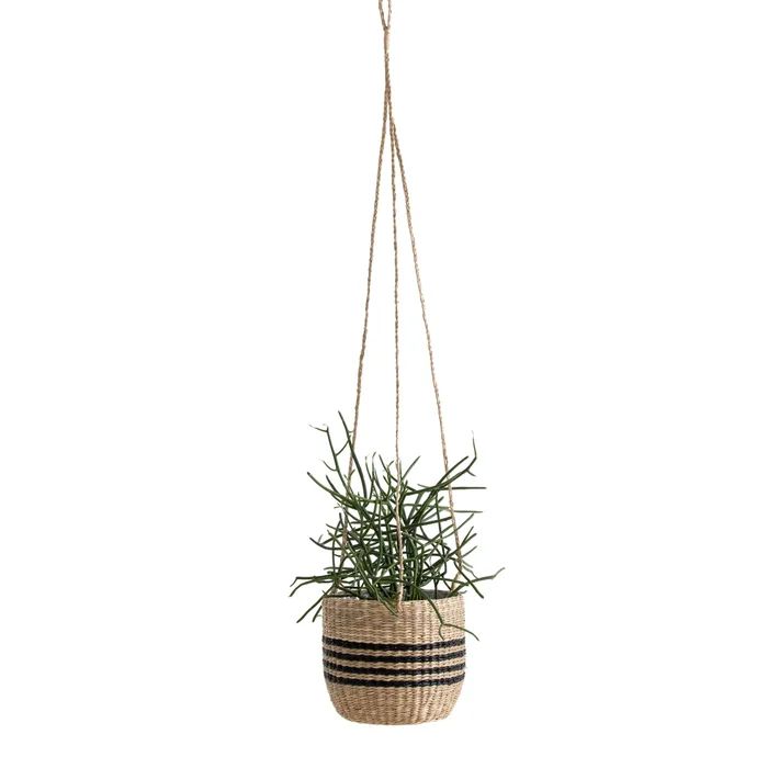 Mila Woven Grass Hanging Planter | La Redoute (UK)