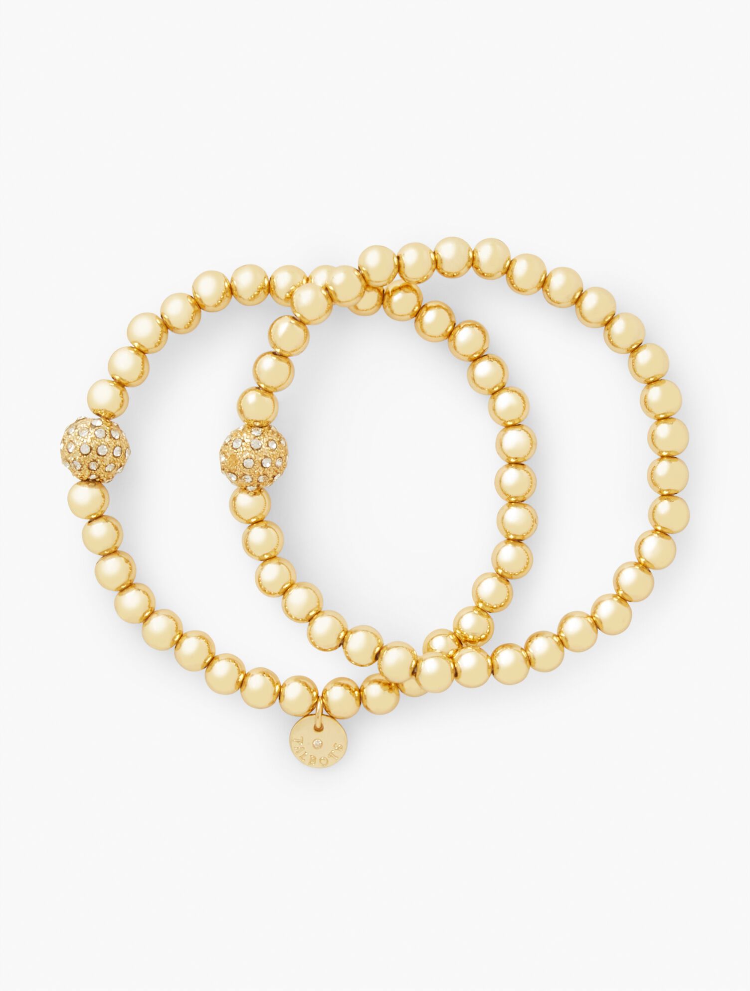 Classic Gold-Tone Stretch Bracelet Set | Talbots