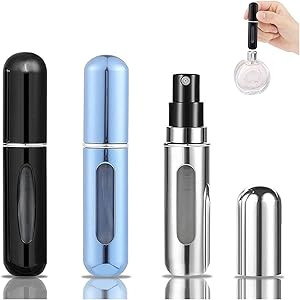 WAEKIYTL Mini Refillable Perfume Atomizer Bottle, Portable Perfume Spray Bottle Atomizer Perfume ... | Amazon (US)
