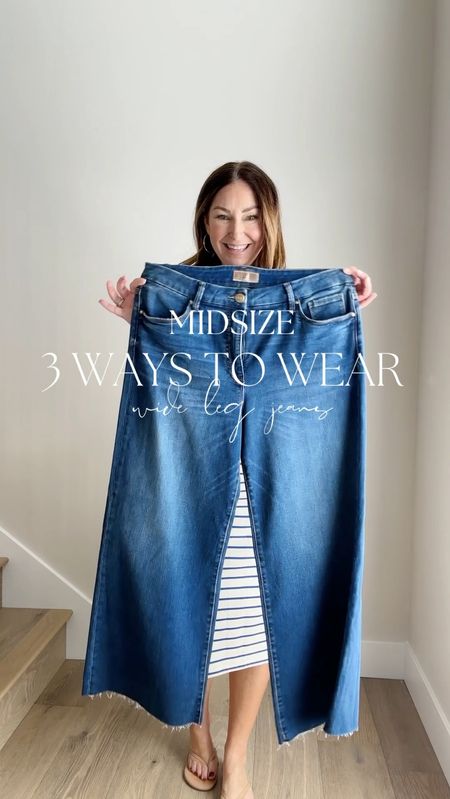 Wide Leg Jeans styled for spring - workwear, weekend and dressy casual

Wearing large in all tops, 12 in jeans but they have a ton of stretch size down if inbetween 

#LTKmidsize #LTKVideo #LTKstyletip