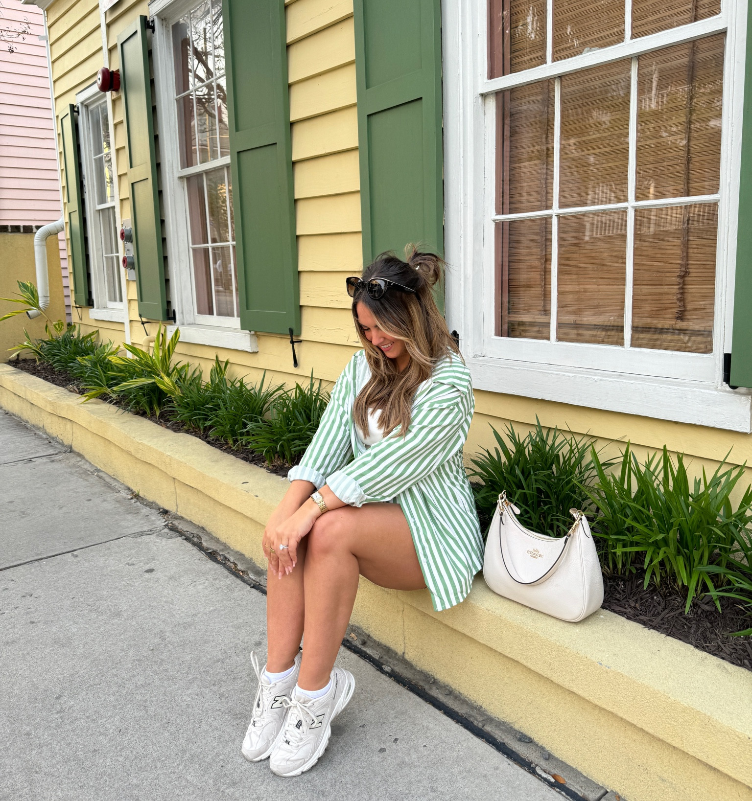 Vacation outfit inspo! Striped Amazon set - wearing a size medium and it fits the bump well!

#LTKbump #LTKtravel #LTKshoecrush