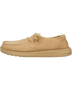 Hey Dude Women's Wendy Canvas | Women's Shoes | Women's Slip On Loafers | Comfortable & Light-Wei... | Amazon (US)