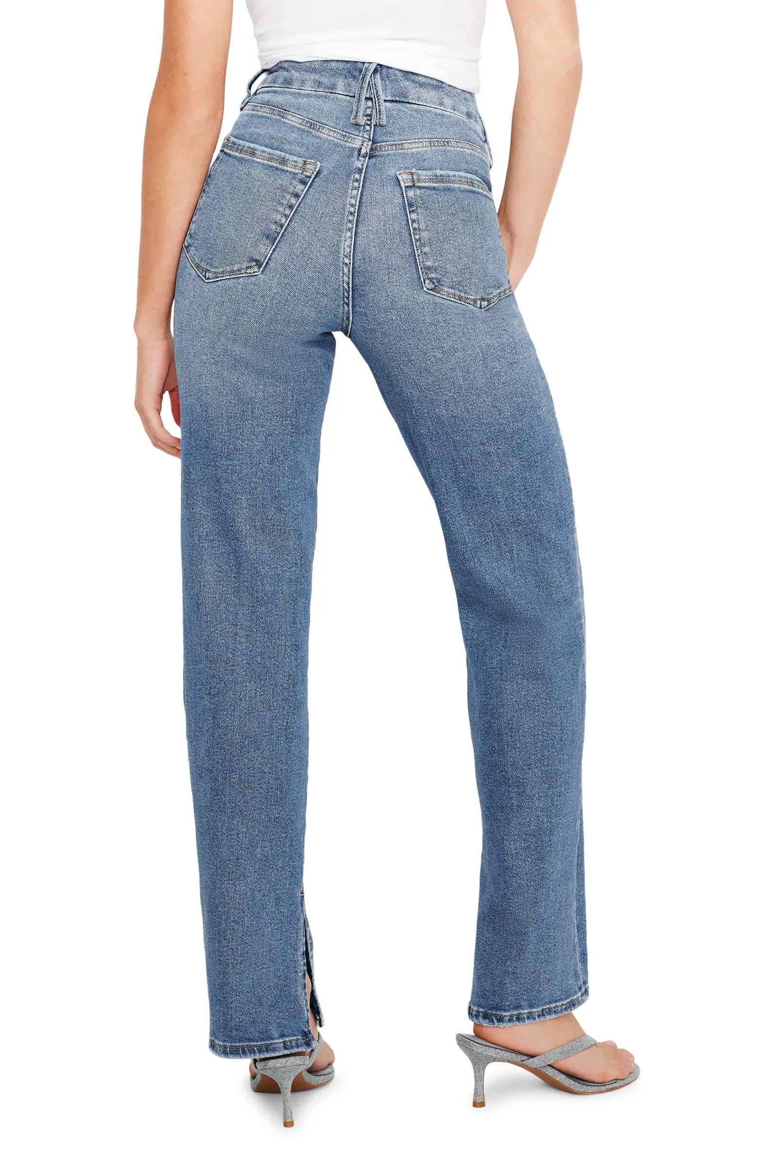 Good American Good Boy High Waist Boyfriend Jeans | Nordstrom | Nordstrom