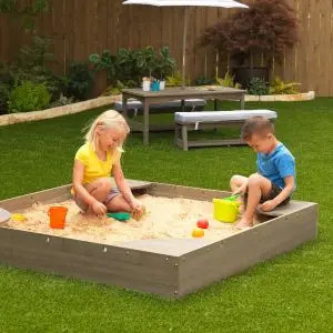 Backyard Sandbox - Gray | KidKraft