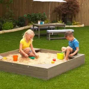 Backyard Sandbox - Gray | KidKraft