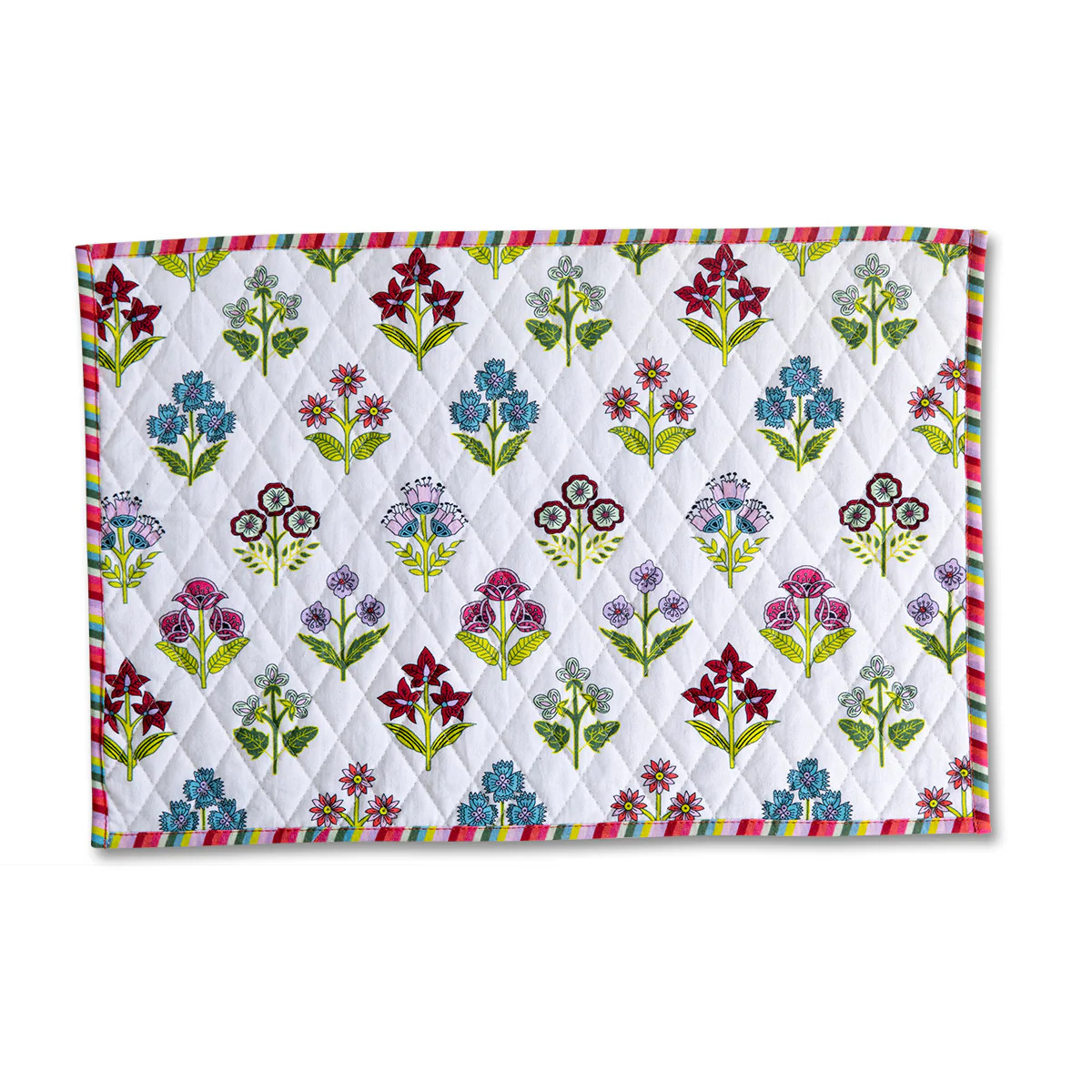 Elenna Floral Quilted Placemat | Furbish Studio