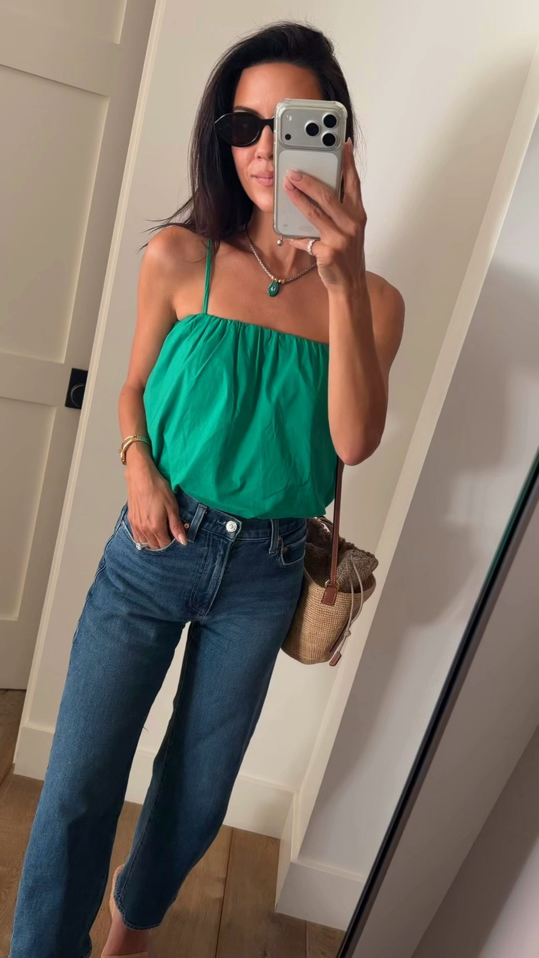 Summer cute & casual - loving this pop of green

#LTKootd #LTKgrwm #LTKmomlife
