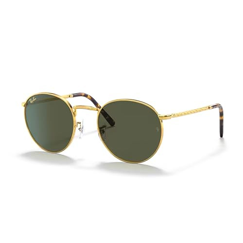 Ray-Ban RB3637 919631 50MM Legend Gold/Crystal Lens Green Round Sunglasses for Men for Women +BUNDLE with ACCESSORY EYEWEAR KIT | Amazon (US)