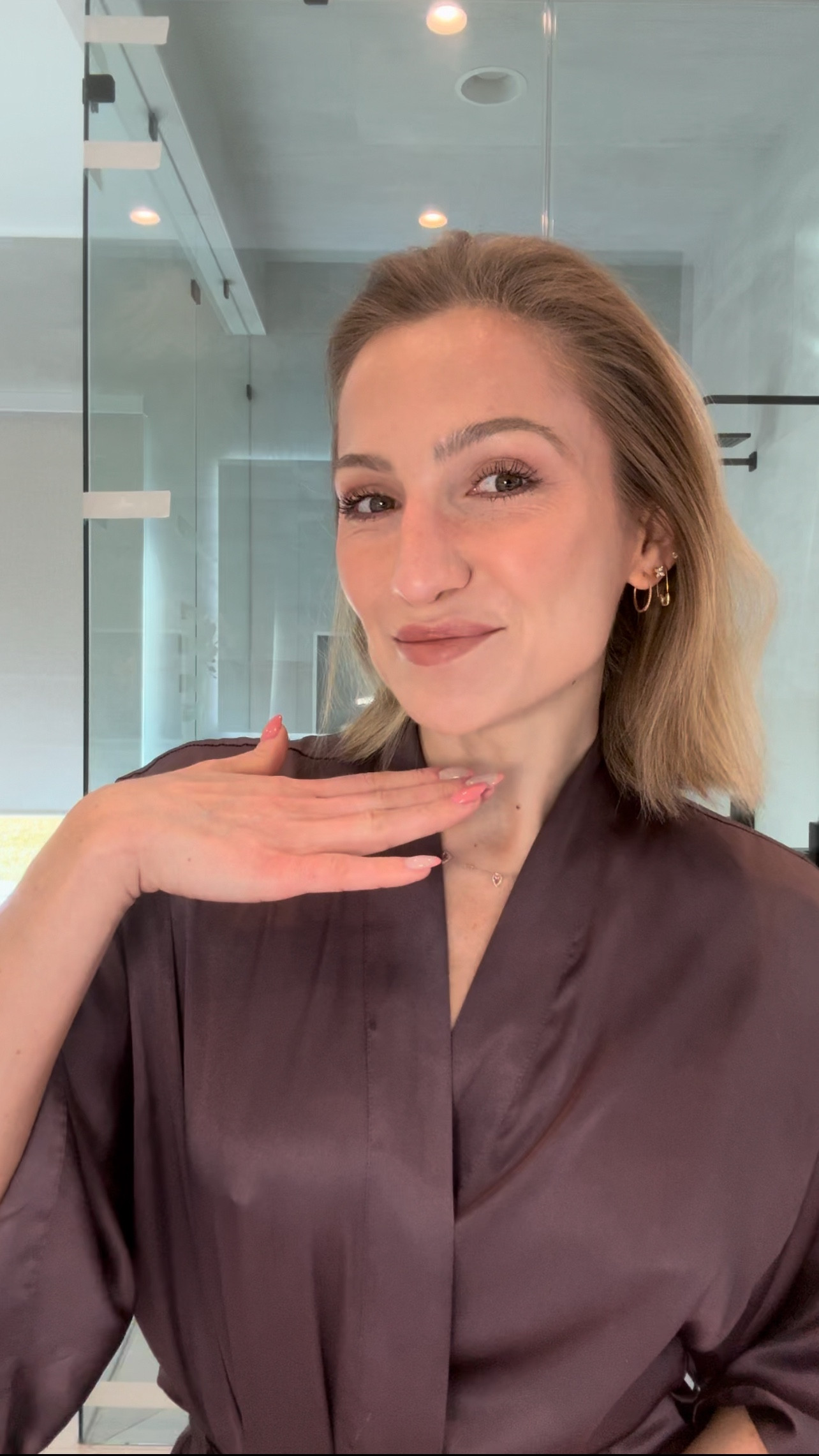 GRWM for a baby shower & facts about me 🩵 

#LTKBeauty #LTKFindsUnder100 #LTKMostLoved