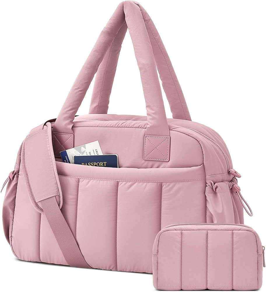 oscaurt Gym Bag for Women Lightweight Duffle Bag for Travel with Toiletry Pouch Water Resistant C... | Amazon (US)