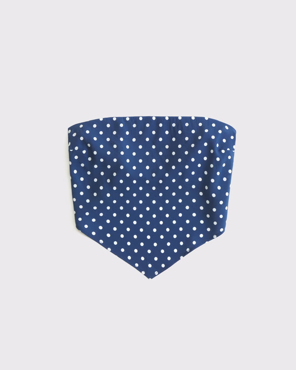 Bra-Free Strapless Scarf Tube Top | Abercrombie & Fitch (US)