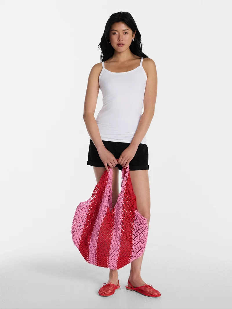 No Boundaries Ribbed Cami Top, Women's XXS-XXL | Walmart (US)