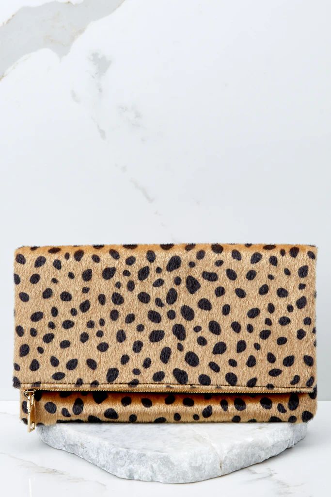 Concrete Jungle Cheetah Print Clutch | Red Dress 